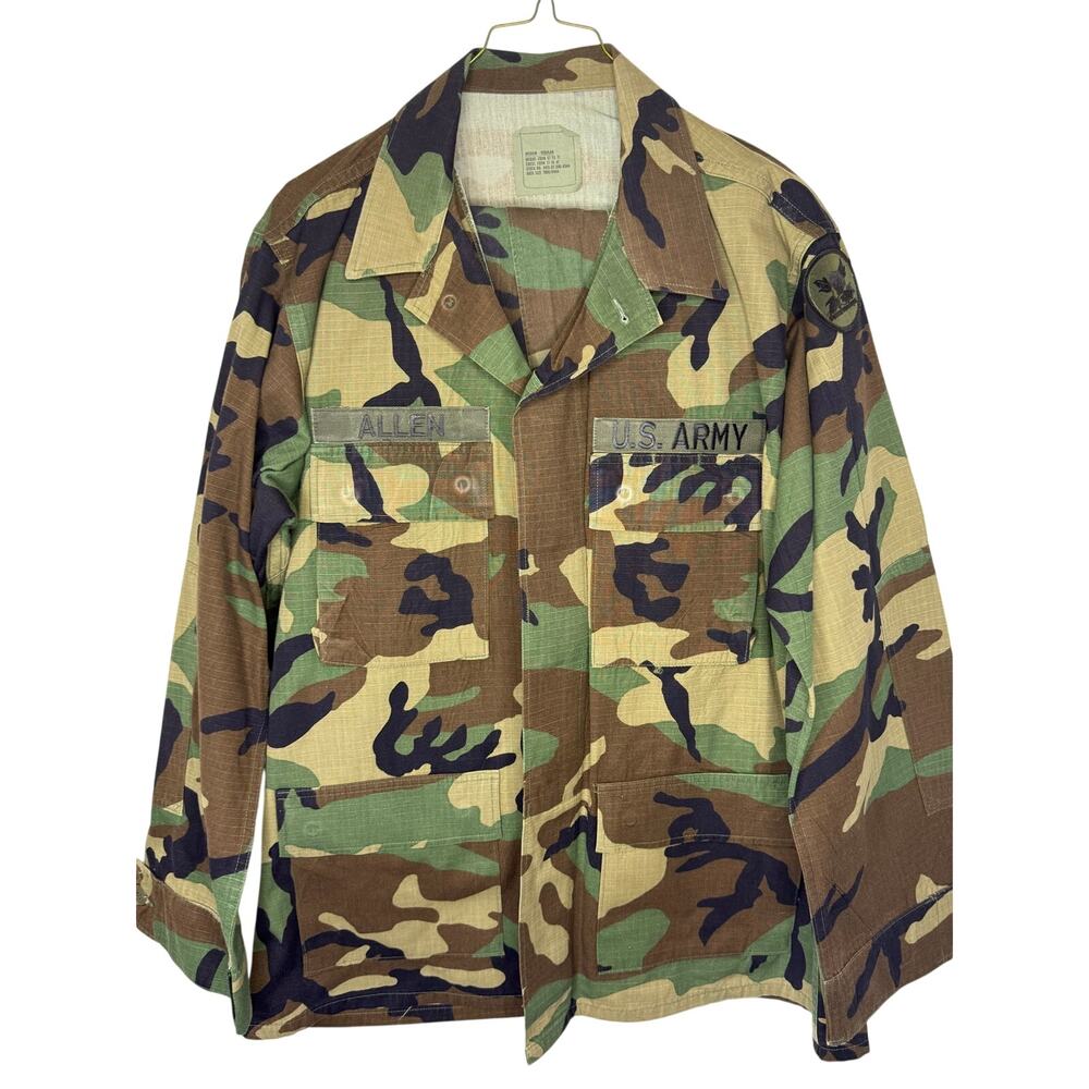 Vintage US Army M81 Woodland Camo BDU Jacket / Field Coat plus trouser pants